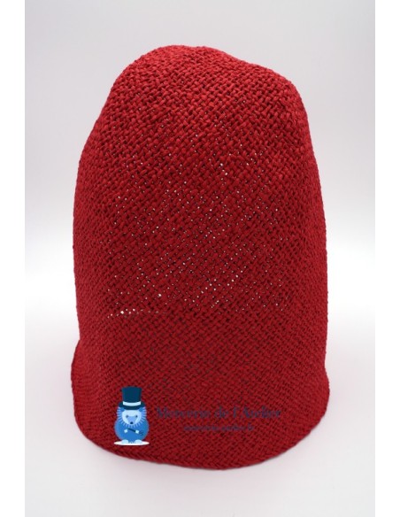 Cono all'uncinetto - Rosso Ciliegia