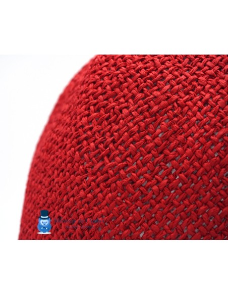 Cone de crochet - Vermelho Cereja