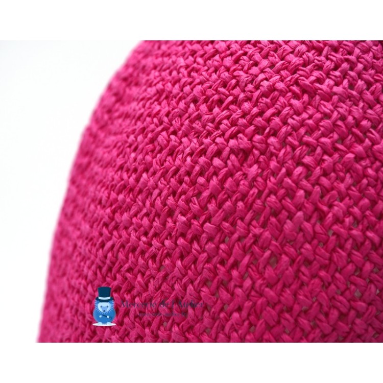 Gehaakte kegel - Fuchsia Roze