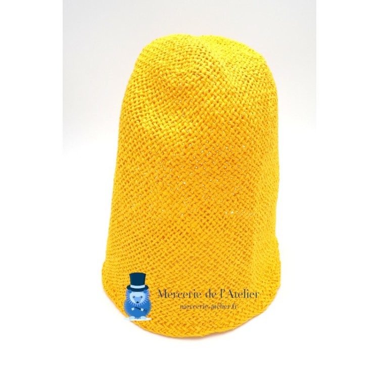 Crocheted cone - Buttercup Yellow