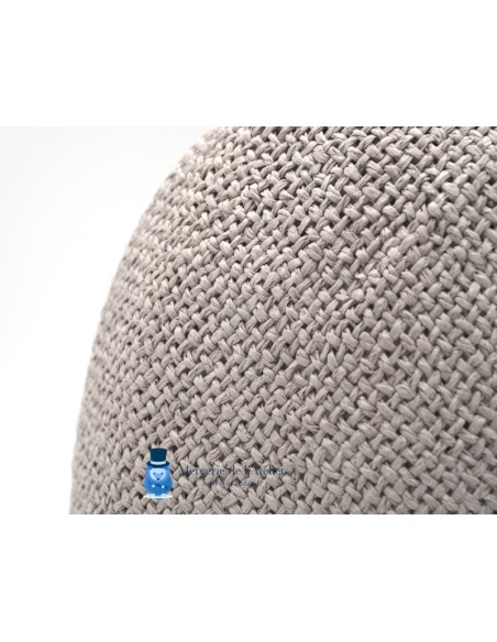 Cono de ganchillo - Gris Perla