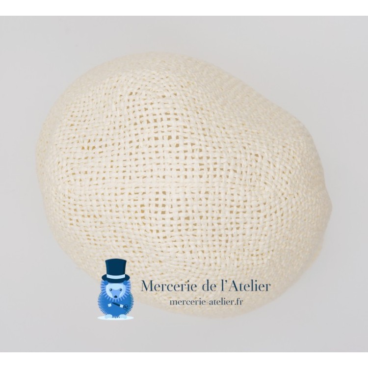 Crocheted cone - White