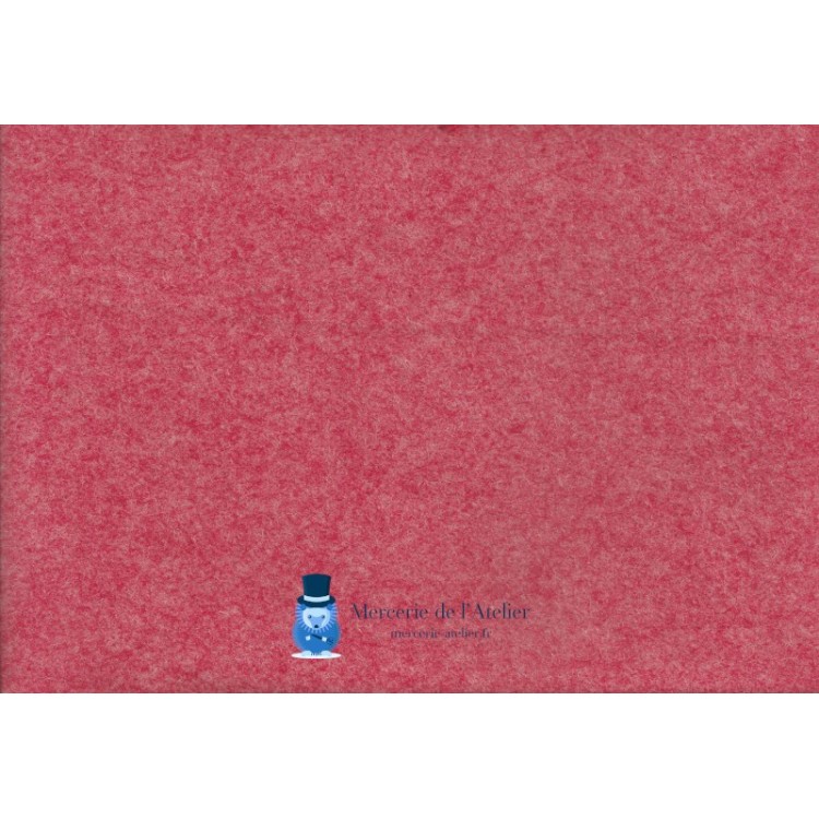 Unterkragenfilz - Rosa Meliert - 30x45cm - Wolle