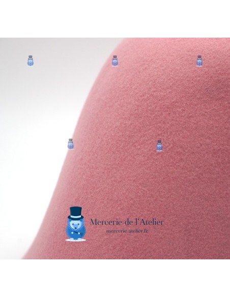 Cone de feltro de lã - Rosa Pó
