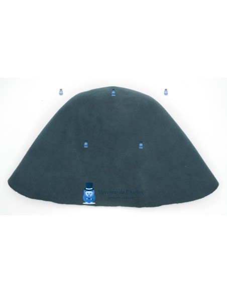 Wool felt cone - Verdigris 2