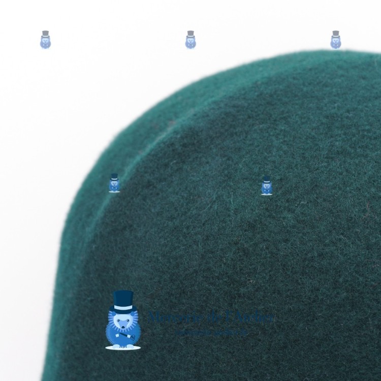 Cono in lana cotta - Verde Foresta