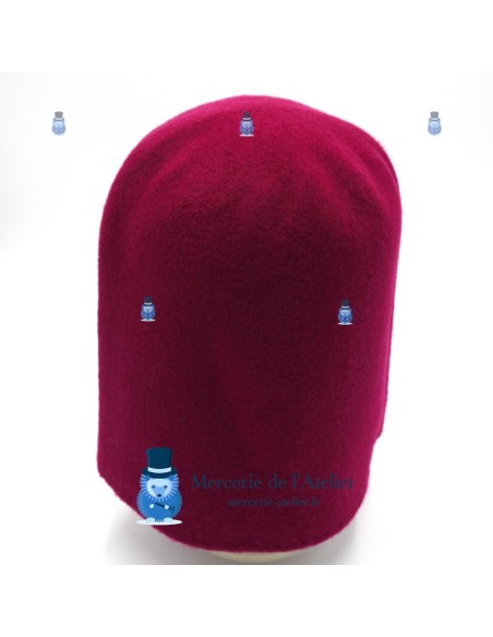 Cono de lana hervida - Rosa Fucsia