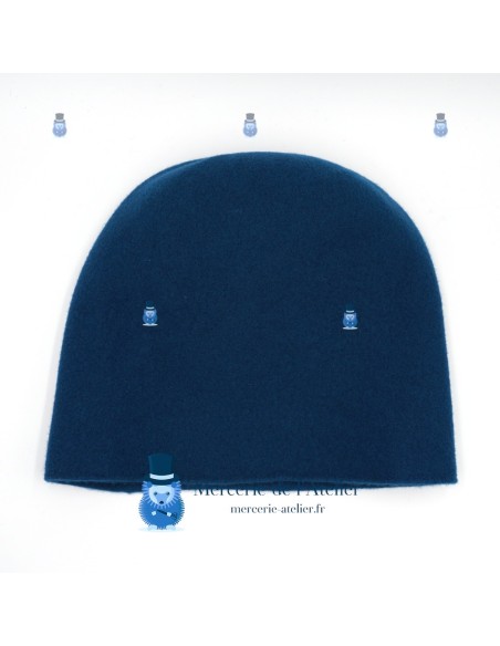 Cono in lana cotta - Blu Anatra 2