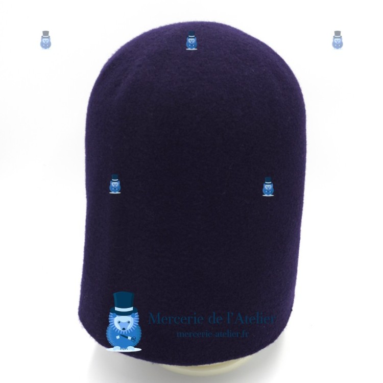 Cono de lana hervida - Azul Marino Oscuro