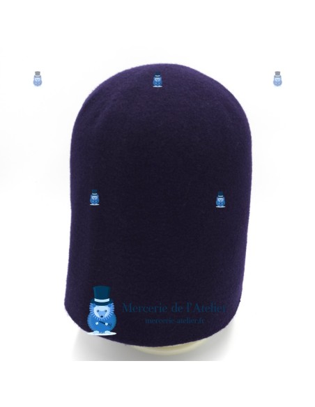 Kegel van gekookte wol - Donker Marineblauw