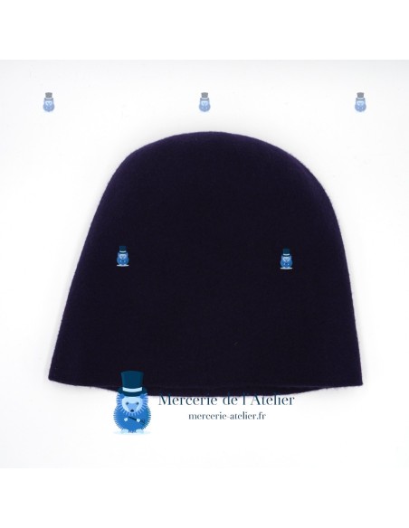 Cone de lã fervida - Azul Marinho Escuro 2