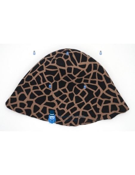 Cono in feltro di lana - Giraffa Cammello 2