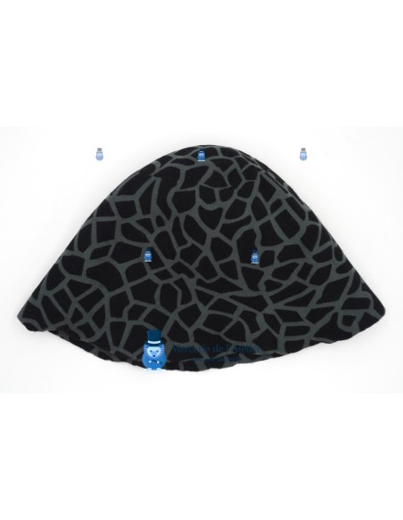 Cone de feltro de lã - Girafa Verde Cinza 2