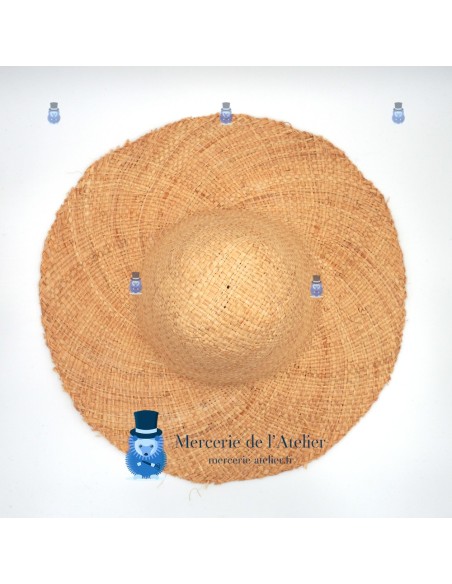 Natural Raffia Capeline 2
