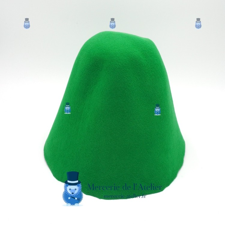 Cono de Fieltro de Lana - Verde Irlandés