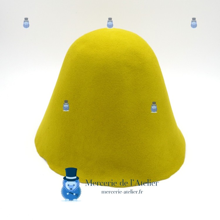 Cono de Fieltro de Lana - Amarillo Chartreuse