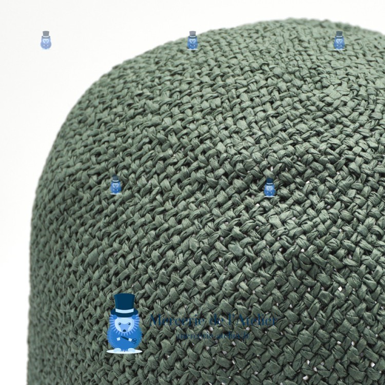Crocheted Cone - Pine Green