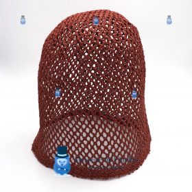 Cône au crochet ajouré - Rouge Tomette