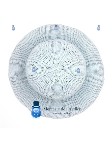 Panama all'uncinetto - Azzurro Cielo 2