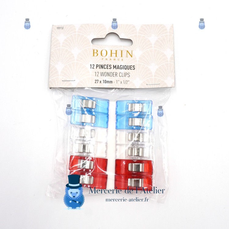 12 Pinzas Mágicas - Bohin