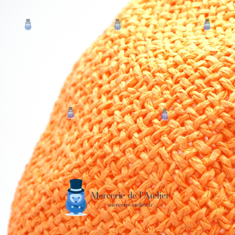 Cono de ganchillo - Naranja