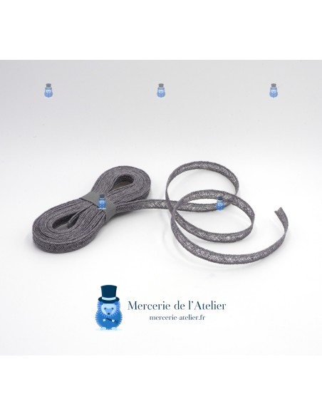 Hanfgeflecht 12mm - Grau 2