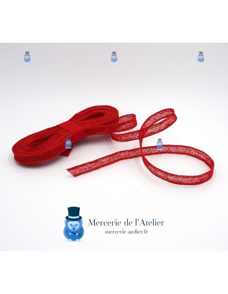 Trança de cânhamo 12mm - Vermelho Cereja 2