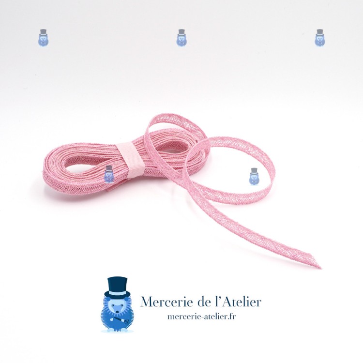 Hemp braid 12mm - Pink