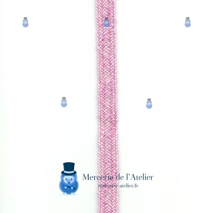 Treccia di canapa 12mm - Rosa
