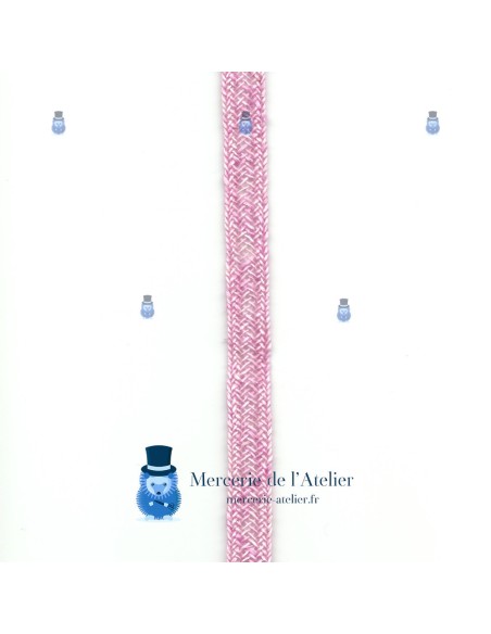 Hanfgeflecht 12mm - Rosa