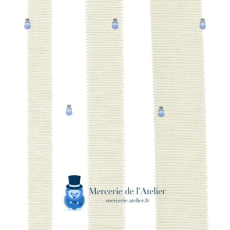 Gorgurão 25mm - Creme - algodão