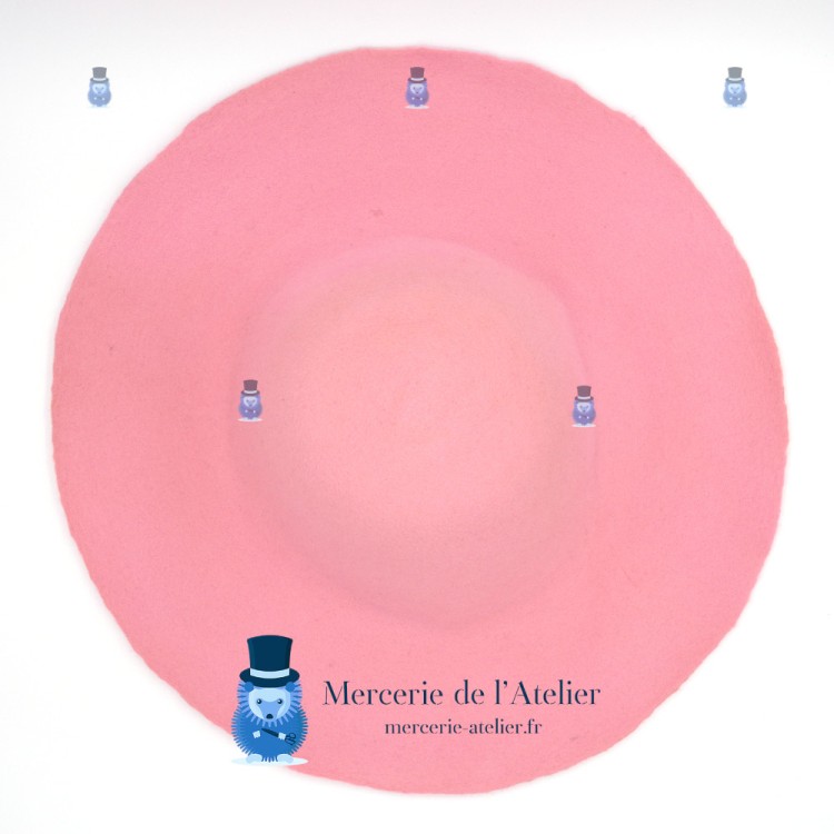 울 펠트 캐펄린 180g - 파우더 핑크