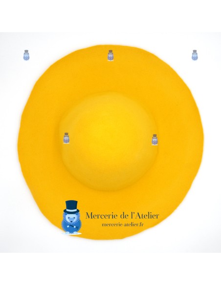Campana fieltro de lana 180g - Amarillo Ranúnculo 2