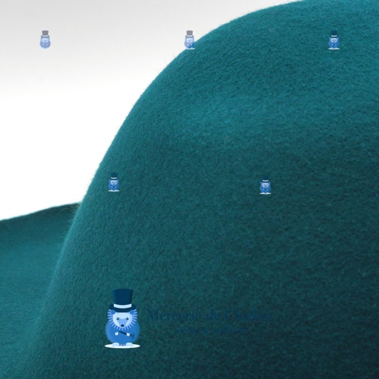 Campana feltro di lana 180g - Verde Pino