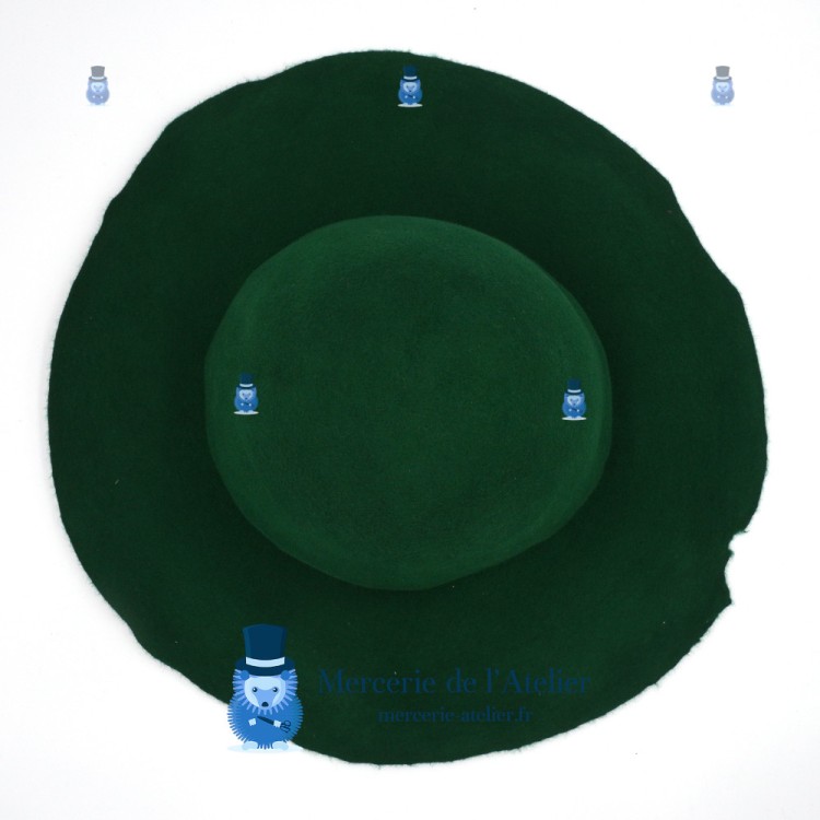 Campana feltro di lana - Verde Impero