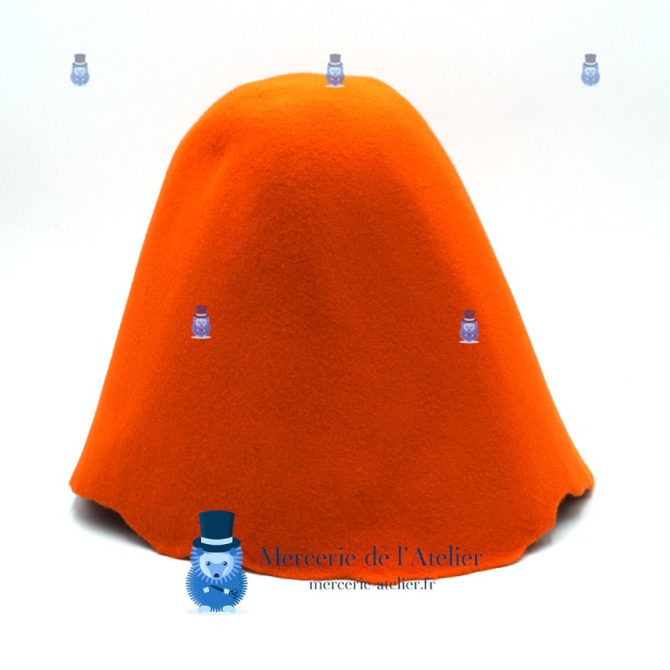 Wollen viltkegel - Oranje