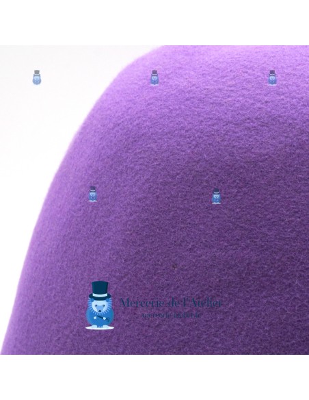 Cone feltro de lã - Lavanda