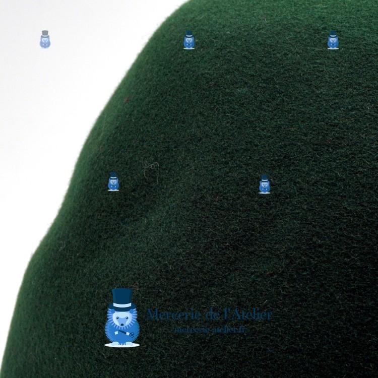 Cone feltro de lã - Verde Império