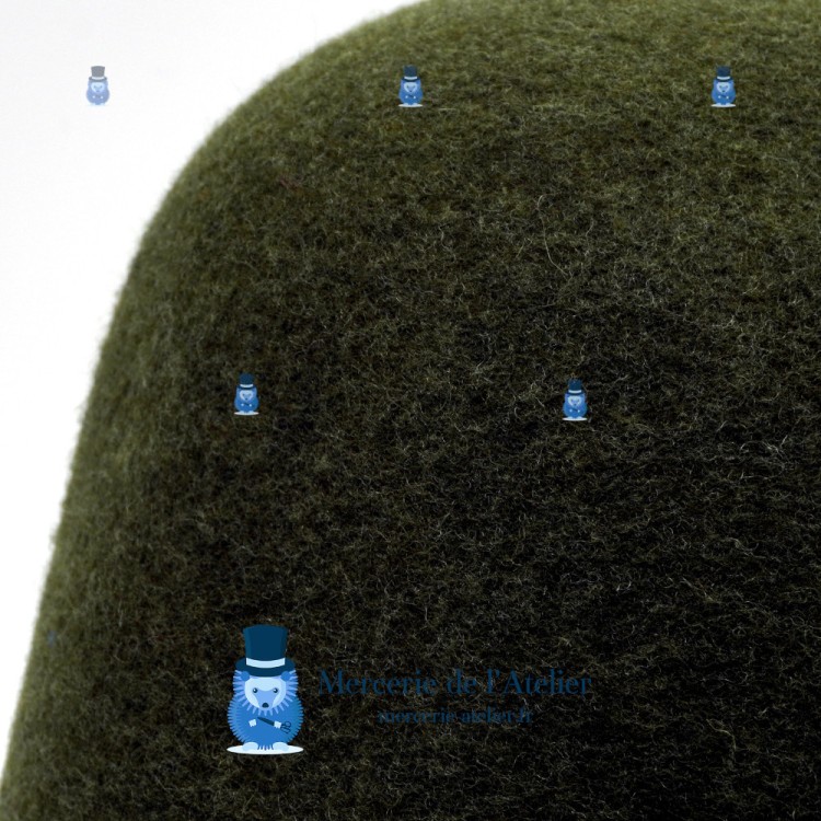 Wool Felt Cone - Heathered Khaki