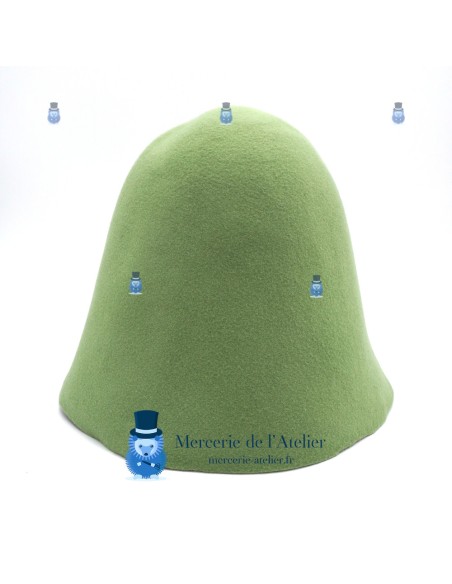 Cono feltro di lana - Verde Mandorla