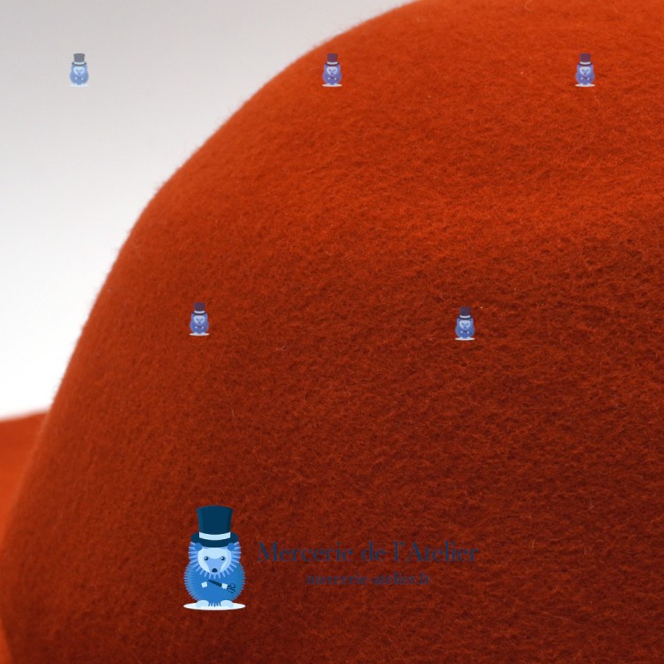 Capeline feltro di lana 180g - Ruggine