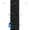 Galon Tweed Noir - 25mm