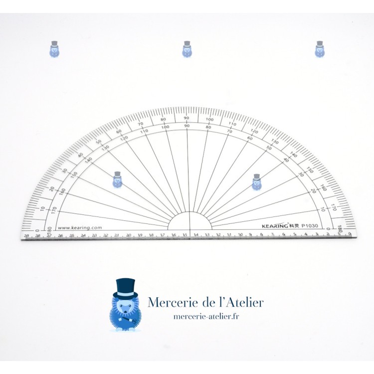 Large protractor - 30cm