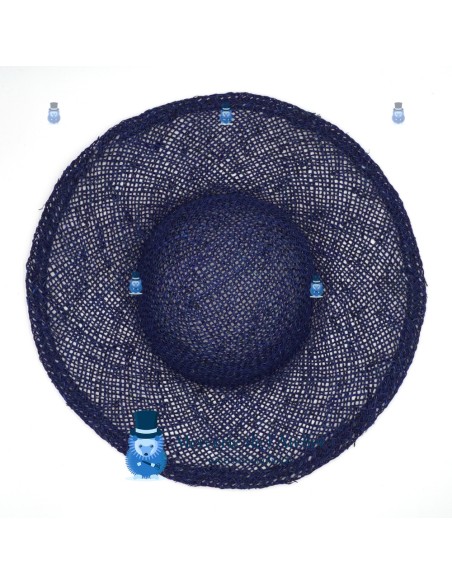 Cappellina in Giunco - blu navy