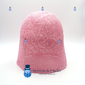 Cône au crochet - Rose Poudré