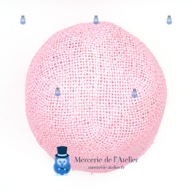 Cône au crochet - Rose Poudré