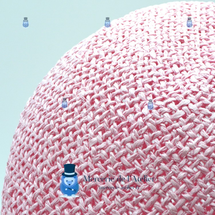 Cono de Croché - Rosa Empolvado