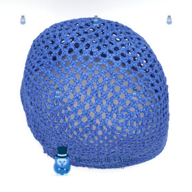 Cône au crochet ajouré - Bleu Azur