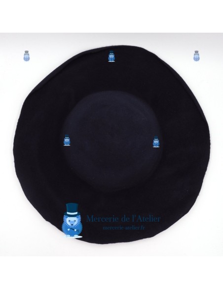 Campana fieltro de lana 180g - Azul Marino