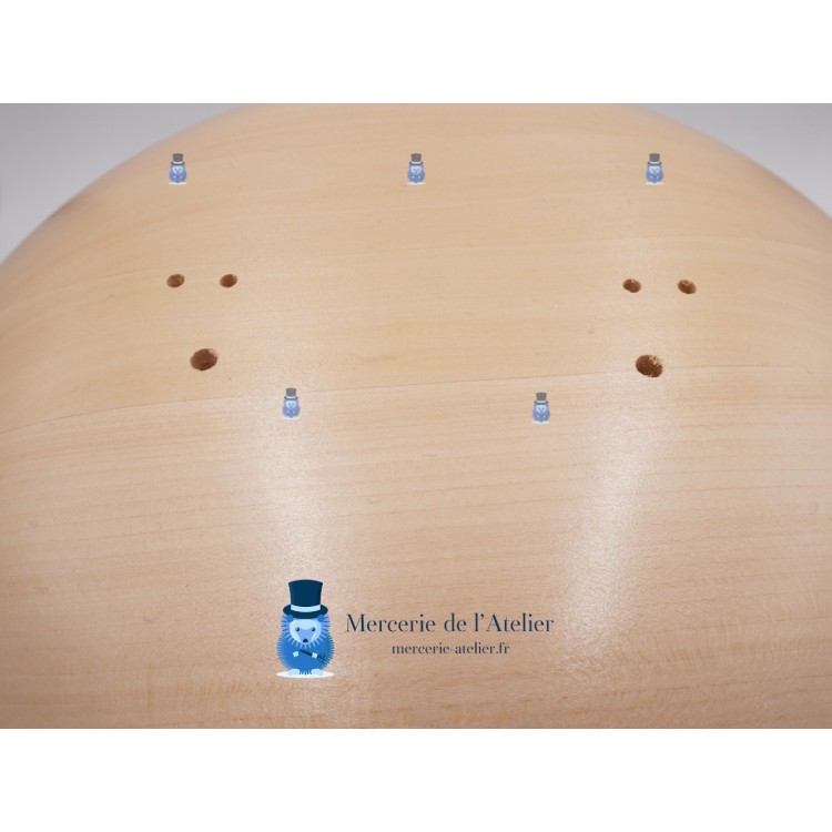 Domed Brim Block Diameter 35cm
